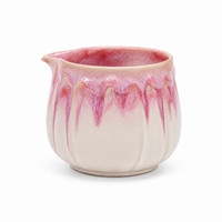 Ensemble de fouets à matcha rose 4 pièces, bol à matcha en céramique, fouet à matcha en bambou et support, cuillère en bambou, kit complet pour le matcha