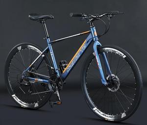 Vélo de route adulte à cadre en acier, 24-30 vitesses, vélo de route à vitesse variable, vélo adulte, vélo à guidon plat, vélo de gravier KMT-LNUO-F Stee - Product Image 1