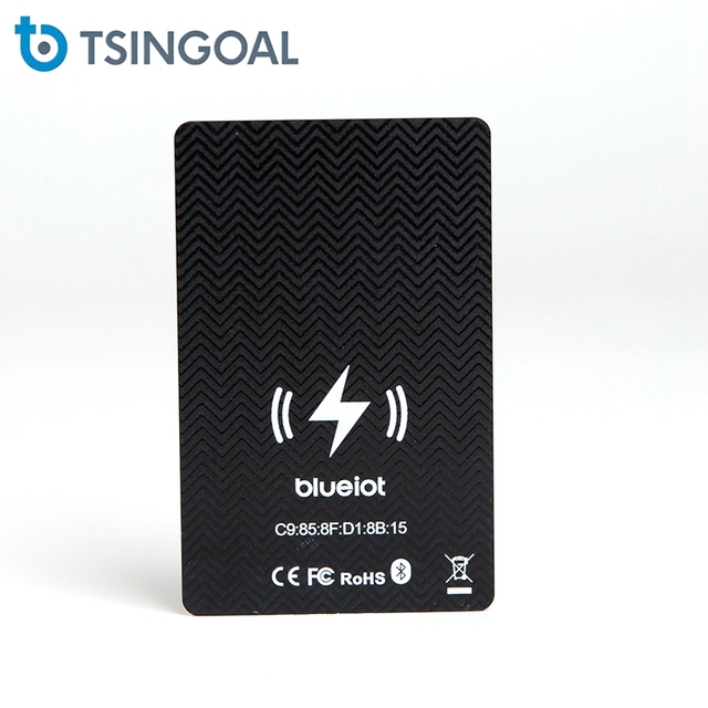 Ultra-thin ID Badge Ultra-Thin Find My Card Wireless Charging Tracker BT Positioning Smart Tag GPS Navigation Waterproof Tag