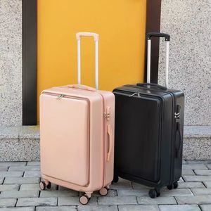 Hot bán Du Lịch VaLi Set ABS hành lý túi bánh xe du lịch phong cách xe đẩy túi mang theo trên hành lý túi du lịch Bộ - Product Image 1