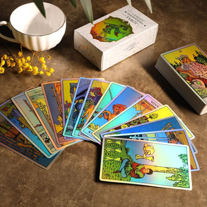 Cartas de Tarot Holográficas de Precio de Fábrica, Cartas de Tarot Holográficas AE Waite, 350 Cartas de Tarot Clásicas Rider Waite - Product Image 5