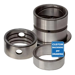 Mesin bubut CNC baja tahan karat produksi <span class=keywords><strong>Bushing</strong></span> kuningan panduan peredam bor Flange bagian <span class=keywords><strong>Bushing</strong></span> ekskavator lengan - Product Image 1