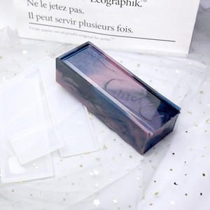 Early Riser DIY cristal pegamento joyero dominó caja de almacenamiento de resina Pai Gow dominó molde de silicona estilo caliente transfronterizo - Product Image 4