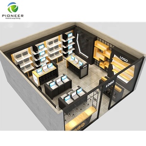 Pioneer Retail Wood Store Display Rack Shelf for Laptop Computer <strong>Showroom</strong> Design - Product Image 6