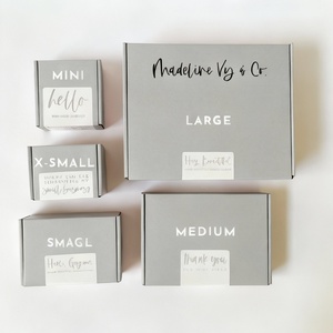 Tùy chỉnh màu xám vật liệu tái chế UV mỹ phẩm các tông sóng bưu phẩm Bao bì sản phẩm làm đẹp gửi thư Bưu Chính vận chuyển - Product Image 2