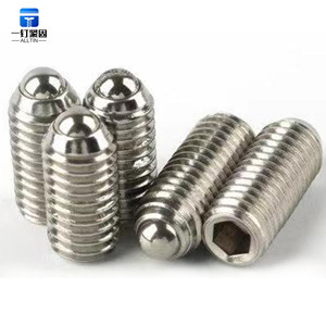 Tornillo de fijación de bola de localización en forma de onda, sujetadores de acero inoxidable, acabado liso con bola de resorte - Product Image 3