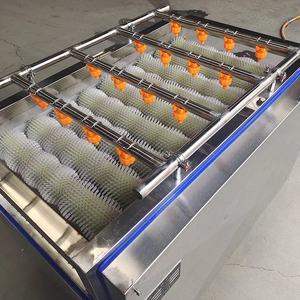 Motor central de máquina de limpieza por pulverización de alta presión totalmente automática del fabricante para línea de frutas y verduras - Product Image 2