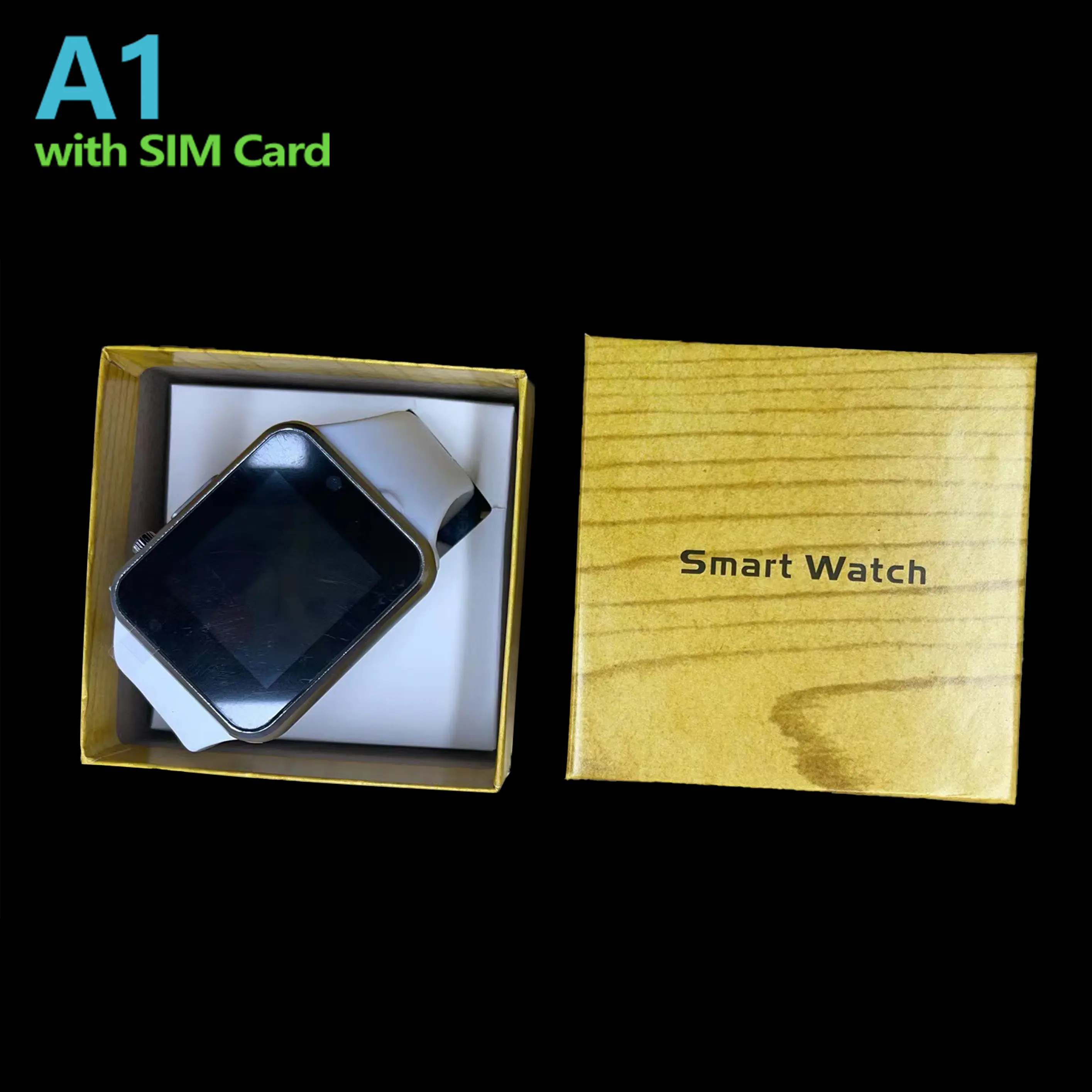 الأكثر مبيعًا ساعة ذكية A1 مع واي فاي وبطاقة SIM ساعة ذكية 4G بطاقة Sim ساعة مكالمة هاتفية بلوتوث مع كاميرا ساعة ذكية