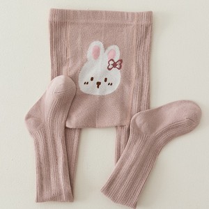 Gekämmte Baumwolle Herbst Cartoon niedlichen Jacquard Kinder Strümpfe Strumpfhosen Großhandel Strumpfhosen für Mädchen - Product Image 6