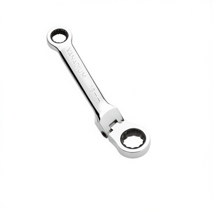 Clé combinée Fervi 19 mm avec tête à cliquet articulée - Product Image 2