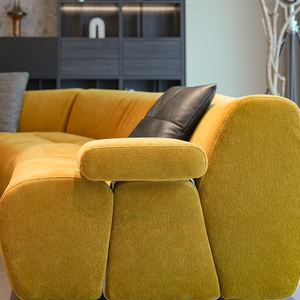 पीले सफेद न्यूनतम सुरुचिपूर्ण लोकप्रिय लिविंग रूम सोफा लिविंग रूम के लिए इतालवी डिजाइन सेट करता है - Product Image 3