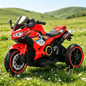 มอเตอร์ไซค์ไฟฟ้าสำหรับเด็ก ดีไซน์ใหม่ คุณภาพสูง ขนาดใหญ่ 6V สำหรับเด็กอายุ 2-4 <span class=keywords><strong>ป</strong></span>ี พร้อมไฟ แบตเตอรี่ในตัว รองรับ <span class=keywords><strong>MP3</strong></span> และ USB - Product Image 6