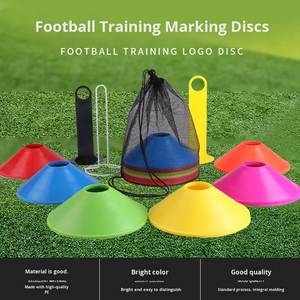 CZFIT 2026 NEW Wholesale Cheaper Custom Color PE Durable Cones Sports Football Training Agility Marker Disc Soccer Cones Unisex - Product Image 4