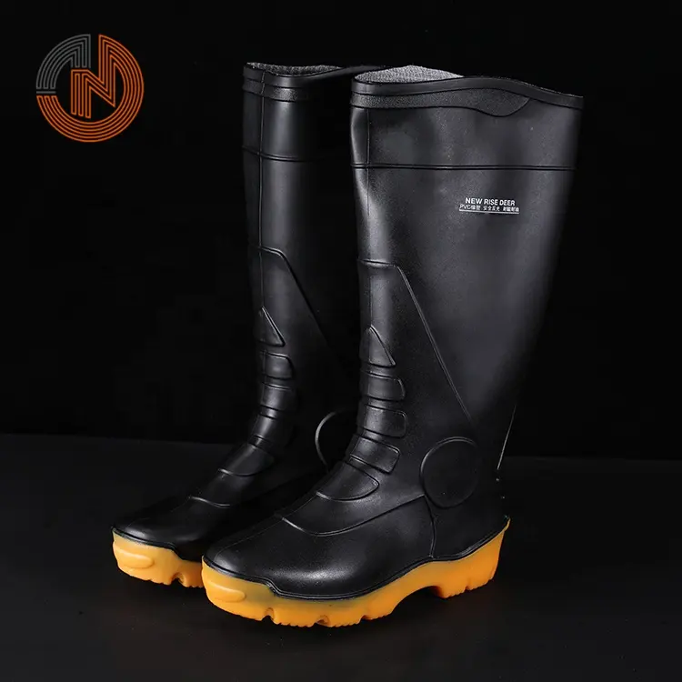 Botas de chuva unissex, sapatos unissex para segurança do trabalho