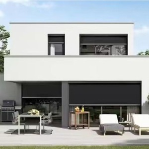 Tenda <span class=keywords><strong>a</strong></span> <span class=keywords><strong>Rullo</strong></span> Esterna Intelligente con Telecomando, Antivento e Impermeabile, con Cerniera per Terrazza e Pergola - Product Image 3