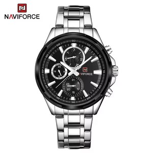 Montre à quartz de luxe pour homme NAVIFORCE NF9089, montre pour homme, cadeau, bracelet en acier inoxydable, montres de sport - Product Image 4