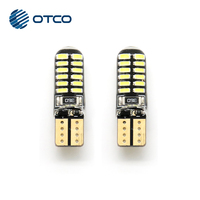 Lampadina LED T10 Canbus 12V-3030 SMD Super Luminosa 1.6W 192LM Certificata CE per Illuminazione Interna/Esterna Auto (194/W5W 24 Mesi)