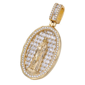 Chapado en oro Mamá Nuestra Señora <span class=keywords><strong>De</strong></span> <span class=keywords><strong>Guadalupe</strong></span> Colgante <span class=keywords><strong>Virgen</strong></span> María 18K Color oro Zircon Cz <span class=keywords><strong>Virgen</strong></span> <span class=keywords><strong>De</strong></span> <span class=keywords><strong>Guadalupe</strong></span> Colgante Collar - Product Image 5