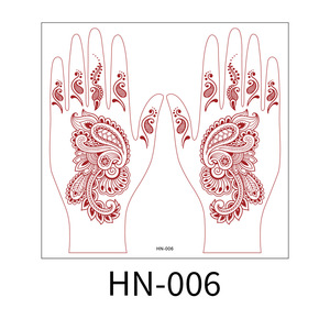 <span class=keywords><strong>Tatuaggi</strong></span> Temporanei all'Henné Non Tossici e Impermeabili, Adesivi per <span class=keywords><strong>Tatuaggi</strong></span> <span class=keywords><strong>Indiani</strong></span> Rimovibili Personalizzati - Product Image 4