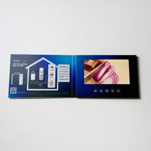 Libro de video <span class=keywords><strong>IPS</strong></span> de 7 pulgadas con 4GB y USB-C, con cubierta rígida, regalo de recuerdo para el cliente - Product Image 3