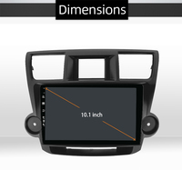 Factory liefern Vehicle Navigation gebaut in Reversing bild 360 kamera cd player 10.1 zoll Car DVD Player für Toyota HIGHLANDER