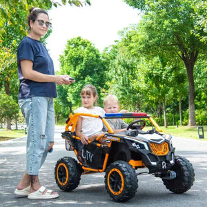 Auto Eléctrico Todoterreno de Doble Tracción para Niños, 24V, Asiento Doble Grande, Control Remoto, Juguete para Niños de 8 a 13 Años - Product Image 3
