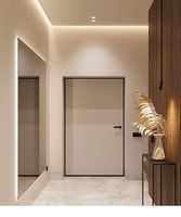 Profilé LED de plafond de 20 mm de largeur avec couvercle en PC, dissipation de chaleur diffusée, diffuseur de canal LED en aluminium pour plâtre mural en gypse