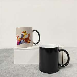 <strong>Color</strong> <strong>Changing</strong> 11oz 330ml Heat-sensitive blanks Sublimation coated Coffee <strong>Mug</strong> cups white ceramic <strong>mugs</strong> for DIY printing - Product Image 1