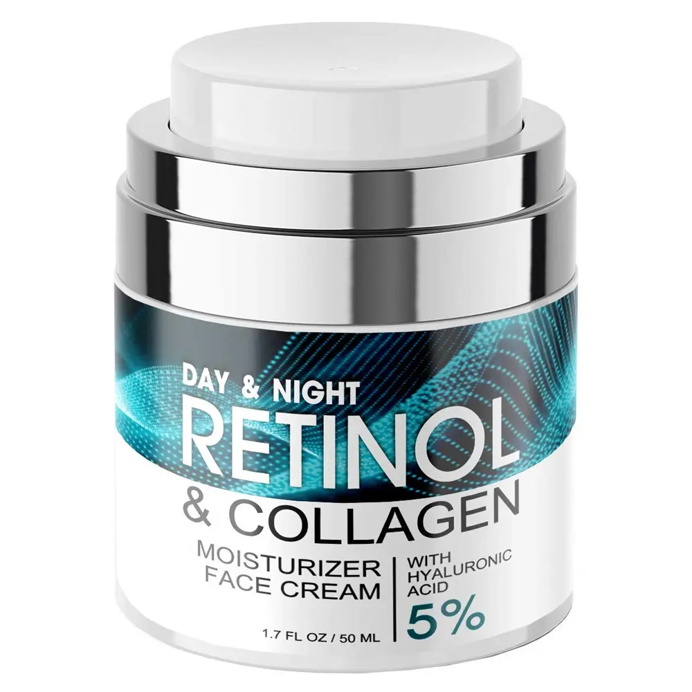 Schlussverkauf Gesichtsrevitalisator Feuchtigkeitscreme Haut elastisch straffend Lifting Anti-Falten-Creme mit Hyaluronsäure-Retinol-Creme