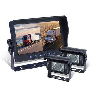 Nouvelle arrivée 7 pouces 2 canaux LCD rétroviseur moniteur de voiture caméra d'aide à l'inversion pour camion RV Bus voiture navire bateau <span class=keywords><strong>Ferry</strong></span> - Product Image 1