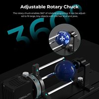 Creality Rouleau rotatif Pro, accessoires de gravure laser, kit 3-en-1 pour Falcon et autres machines à graver