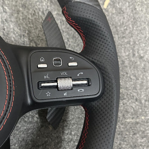 Volant en fibre de carbone LED pour Mercedes Benz <span class=keywords><strong>AMG</strong></span> W204 W205 W211 W203 W212 W176 W213 W206 W207 W463 W464 W465 G500 G63 E63 - Product Image 3