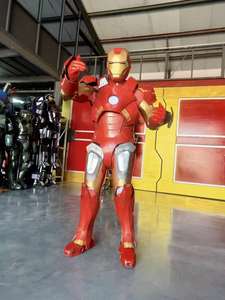 زي روبوت LED للبالغين، زي تنكري لشخصية الرجل الحديدي، بدلة روبوت عملاقة، زي المتحولين الآليين - Product Image 5