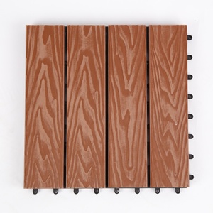 Cubierta de WPC de grano de madera <span class=keywords><strong>para</strong></span> exteriores de estilo moderno, tablero de <span class=keywords><strong>terraza</strong></span> de jardín compuesto de plástico de grano de madera <span class=keywords><strong>para</strong></span> exteriores, baldosas de <span class=keywords><strong>suelo</strong></span> DIY - Product Image 3