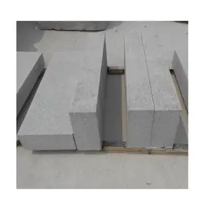 आधुनिक शैली Curbstone सस्ते गार्डन ग्रेनाइट ग्रे Curbstone आयताकार Curbstone