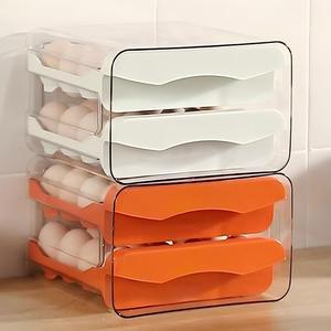 Hộp Đựng Trứng Hai Lớp loại đứng mới 32 công suất lớn trong suốt bảo quản nhà bếp hộ gia đình có thể được chồng lên nhau - Product Image 6