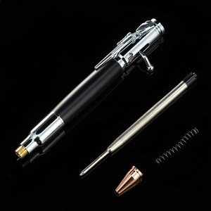 2025 Gun Metal Bolt Action Bullet Shaped Bolígrafo de tinta <span class=keywords><strong>Alpen</strong></span> Gold Pen con diseño de rifle Clip Gun Metal Rifle Bullet Pen - Product Image 3