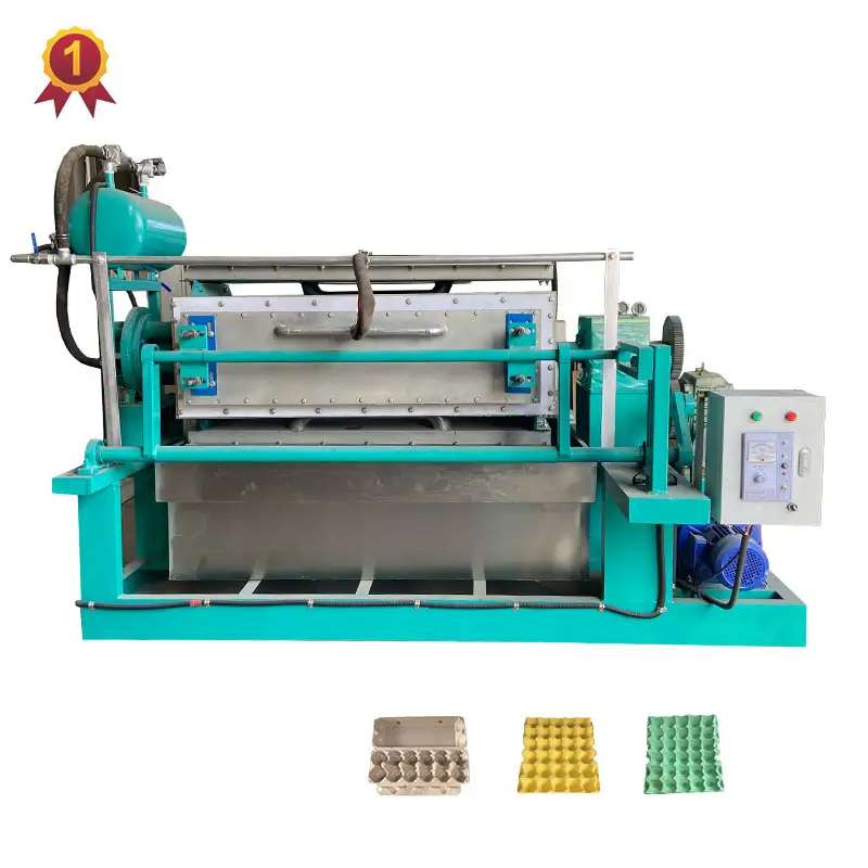 Nieuwe Ontwerp Papier Eierbak Vormen Machine Eierkartonnen Doos Maken Machine Voor Verkoop