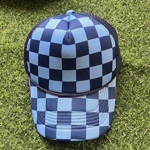 Promotion Été : Casquette Trucker en Maille à Motif Damier Personnalisable, Casquette de Baseball à <span class=keywords><strong>5</strong></span> Panneaux avec Face Avant en Mousse Tendance, Casquette de Sport à Carreaux, Casquette de Noël - Product Image 5