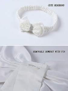 Flor formal <span class=keywords><strong>Bautizo</strong></span> Ocasiones especiales Vestido Blanco Bebé Niñas Bordados <span class=keywords><strong>Vestidos</strong></span> de bautismo <span class=keywords><strong>para</strong></span> fiesta - Product Image 4