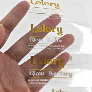 Custom Die Cut Vinyl Stickers Clear <strong>Label</strong> <strong>Printing</strong> <strong>Gold</strong> Sticker Roll Personalized Logo Adhesive Packaging <strong>Labels</strong> - Product Image 3