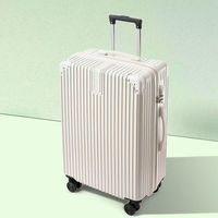 Valise de voyage rigide à roulettes de haute qualité avec ouverture frontale, en ABS et PC