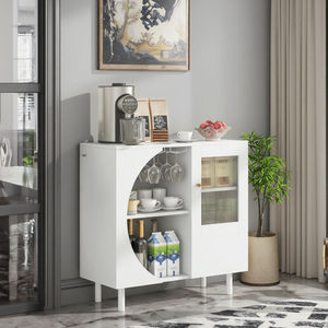 Buffet de Rangement OEM, Armoire de Cuisine Design, Ensembles de Placards de Cuisine Blancs à Vendre, Bar à Café pour Salon - Product Image 1