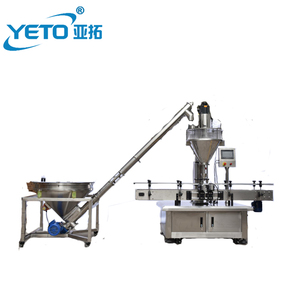 Riempitrice a Coclea Elettrica YETO per Spezie, Peperoncino, Caffè, Latte in Polvere, Macchina Automatica per Riempimento e Tappatura di Barattoli e Bottiglie - Product Image 1
