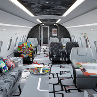 Tapis d'avion en nylon écologique, épais, antidérapant, résistant aux taches, tapis de prière personnalisé pour salon d'avion international