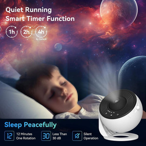 Proyector de Estrellas HD Galaxy 12 en 1 con 360° °   Lámpara de Techo Giratoria con Planetario para Dormitorio Infantil - Product Image 5