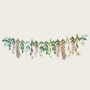 DAMAI Party Supplies Birthday Party Children's Room Hanging Ornaments Fresh Double-Sided Flower Paper <b>Banner</b> for Outdoor Party - Product Image 1