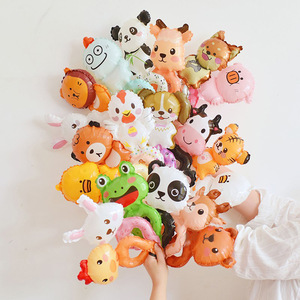 Mini <span class=keywords><strong>figura</strong></span> <span class=keywords><strong>de</strong></span> dibujos animados Animal muñeca globo oso conejo Rana zorro globos <span class=keywords><strong>de</strong></span> papel <span class=keywords><strong>de</strong></span> aluminio decoraciones para fiesta <span class=keywords><strong>de</strong></span> cumpleaños Baby Shower - Product Image 1