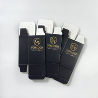 Boîte d'emballage pliable personnalisable en papier couché pour flacons vides de 3 ml, 5 ml, 10 ml, avec plateau en plastique pour peptides