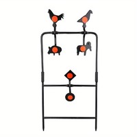 14.2x6.5 pouces réinitialiser Spinner cible de tir Mini métal Auto pour la chasse d'entraînement en plein air